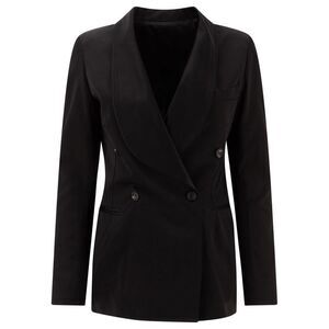 BODE Women's Double-Breasted Shawl Collar Blazer Women BLACK Sweaters & Knitwear